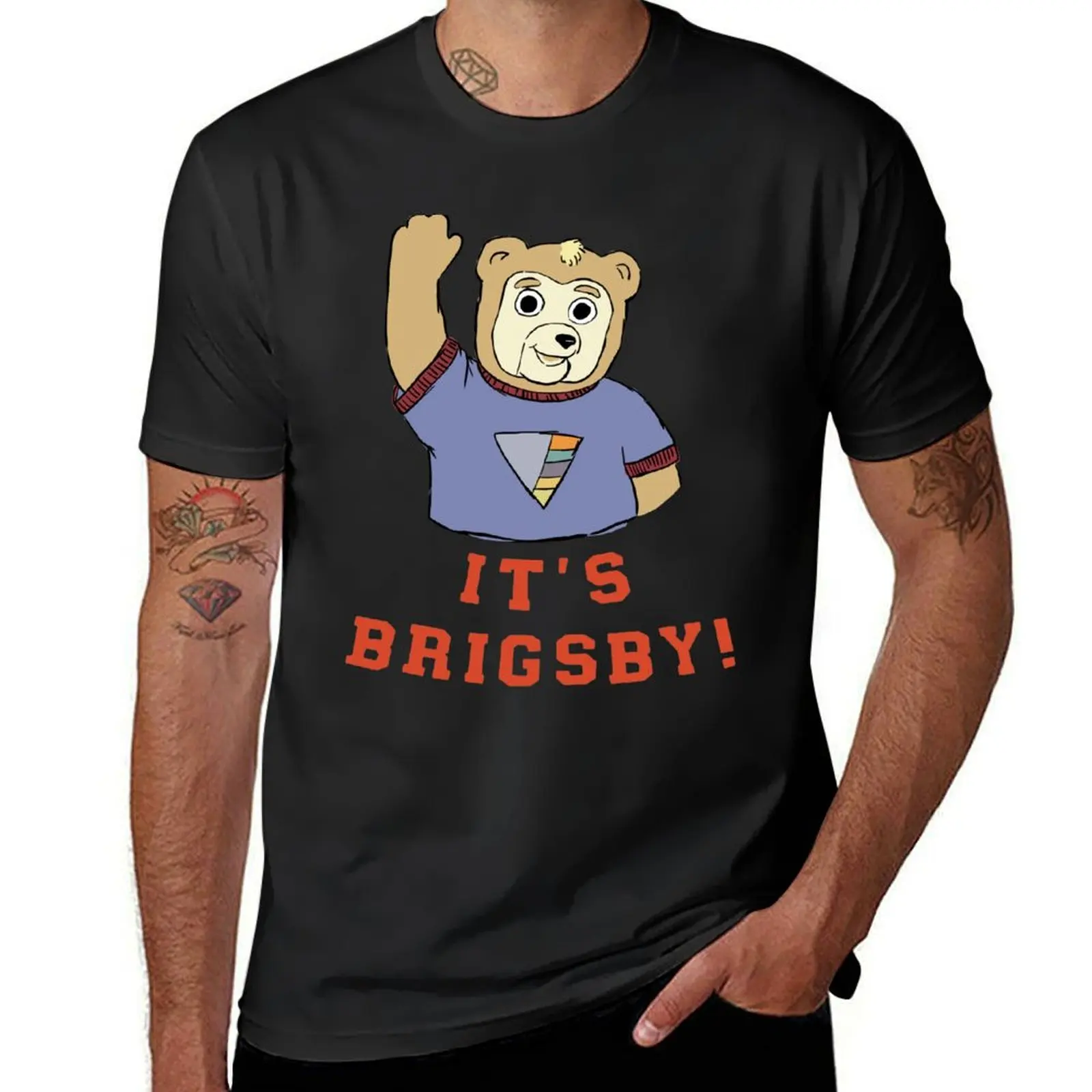 É o Brgsby! Vintage Animal Print camiseta masculina, secagem rápida roupas, Meninos