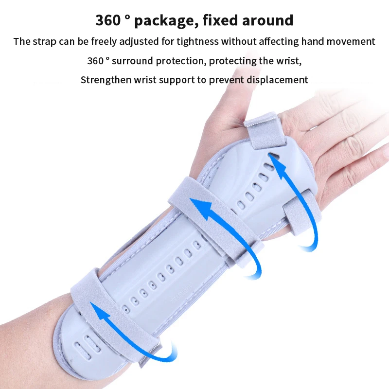 

Двусторонняя компрессионная шина, поддерживающий бандаж на запястье, удобный дышащий фиксированный бандаж на запястье, шина для рук, реабилитация перелома