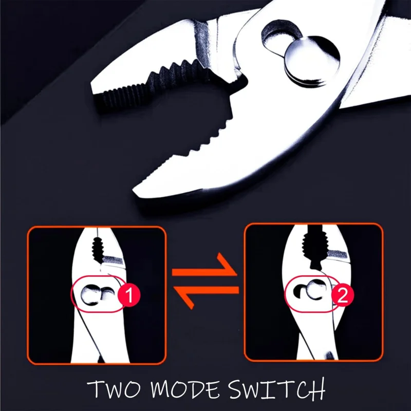 8 كماشة مفصل سهلة الارتداء، مقاومة للصدأ، مفتاح 2 وضع، مقبض مضاد للانزلاق. #4