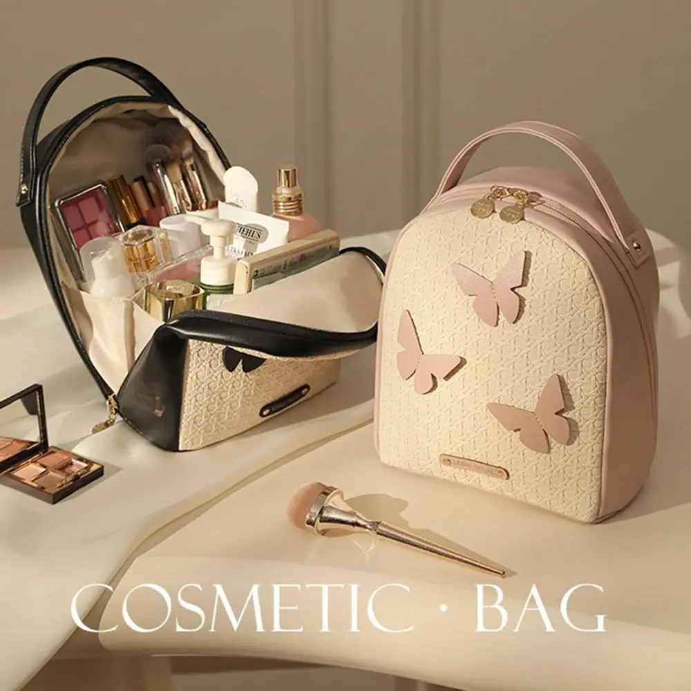 

Дорожная косметичка большой емкости, водонепроницаемая, отдельно стоящая, портативная косметичка, многофункциональная, с двойной застежкой-молнией