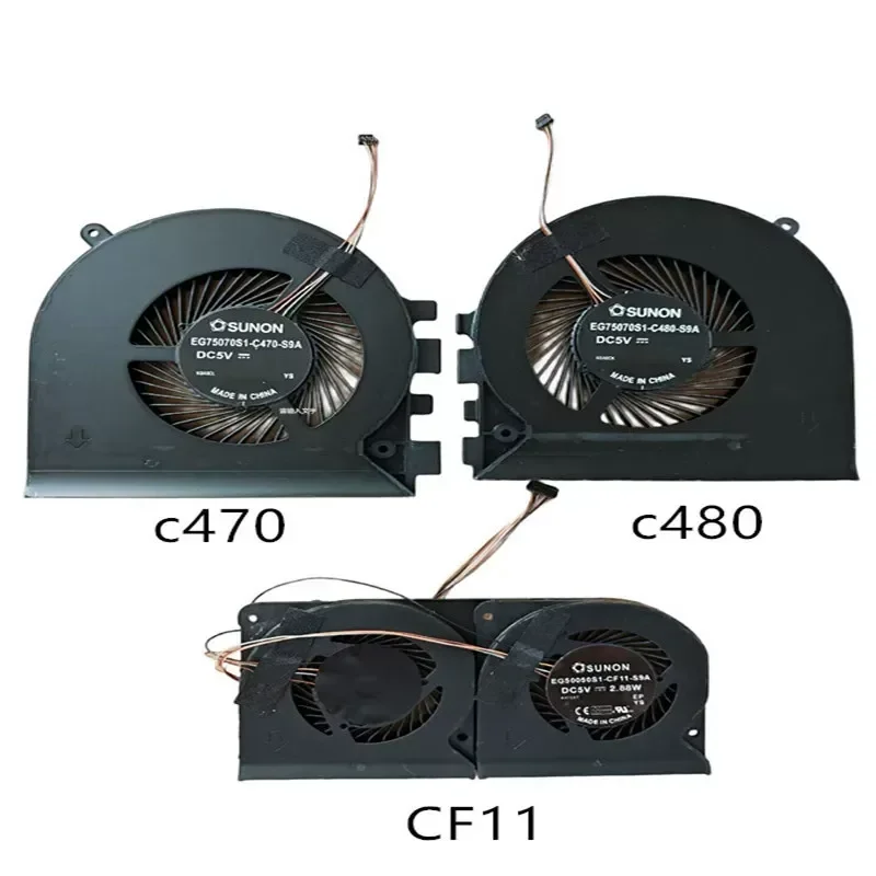 Fan for Razer Pro 17 Rz09-0287 0329 EG75070S1-C470-S9A C480 CF11