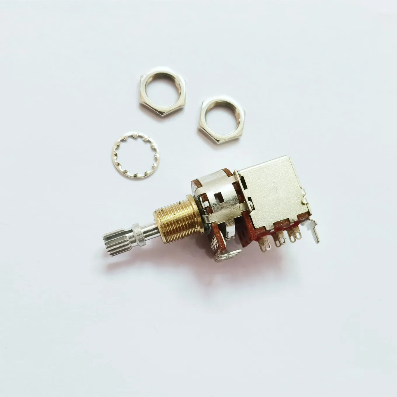 Original New 100% guitar potentiometer 148 Type single with pull switch potentiometer 10A250K handle length 19MM
