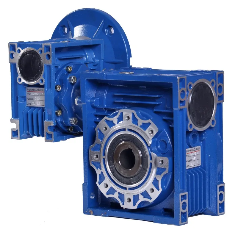 Aluminum Alloy RV NMRV Double Stage Worm Gear Reducer Industrial Mechanical Transmission Gear Drive Heavy Duty Replacement Parts
