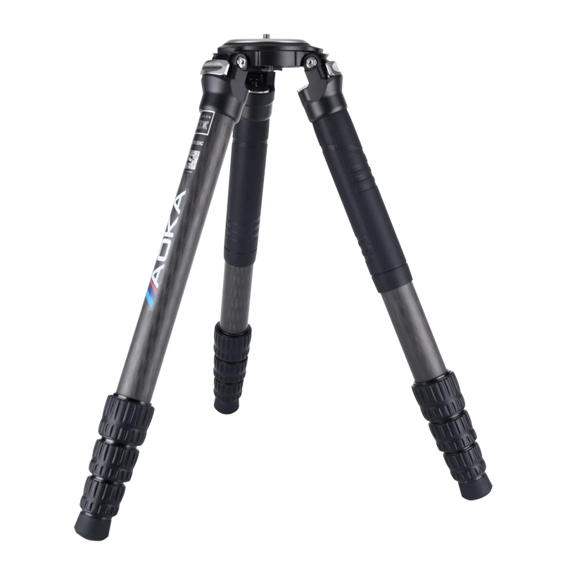 حامل ثلاثي القوائم كبير احترافي عالي التحمل 40 كجم محمول من ألياف الكربون المحدبة النظامية لمشاهدة الطيور