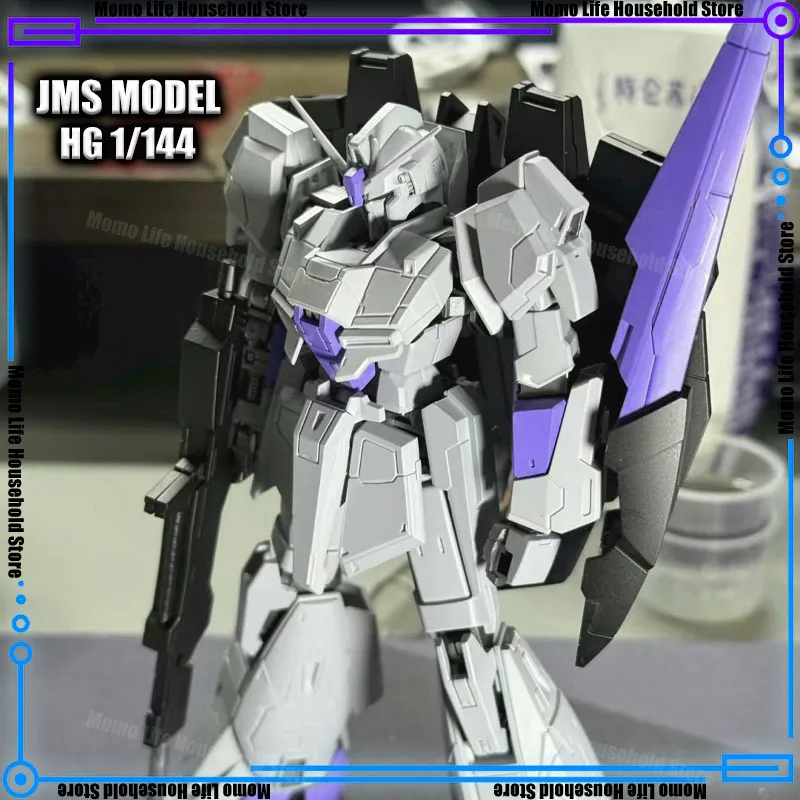 Nuevo en Stock Jms modelo Hg 1/144 Msz-006 Zeta Pluss Color ensamblaje modelo Kits Anime figura de acción Robot modelo de plástico regalos Juguetes