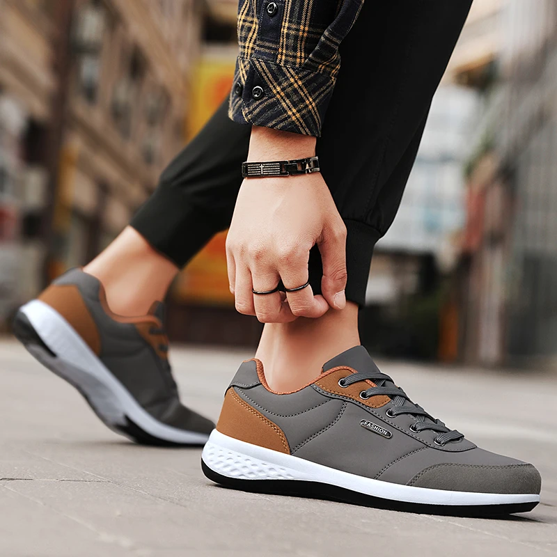 

Sneakers Men's Sports Shoes Mens Shoes Sneakers for Men Waterproof Casual Comfortable Lace Up Men's Vulcanize Shoes Footwear