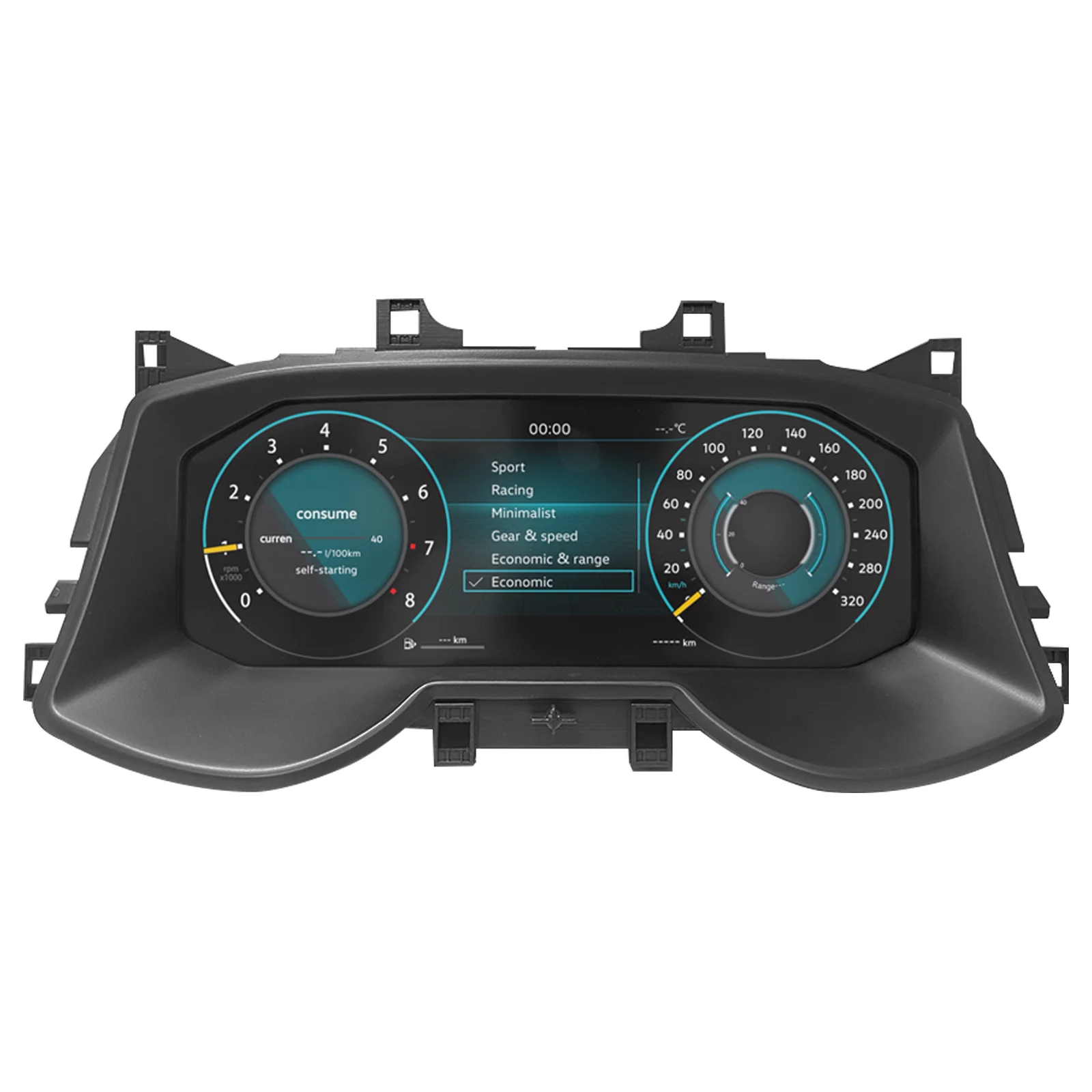 12,3'' LCD Digitales Armaturenbrett für VW Crafter 2018-2025 Instrumententafel Cockpit Tachometer mit Navigation