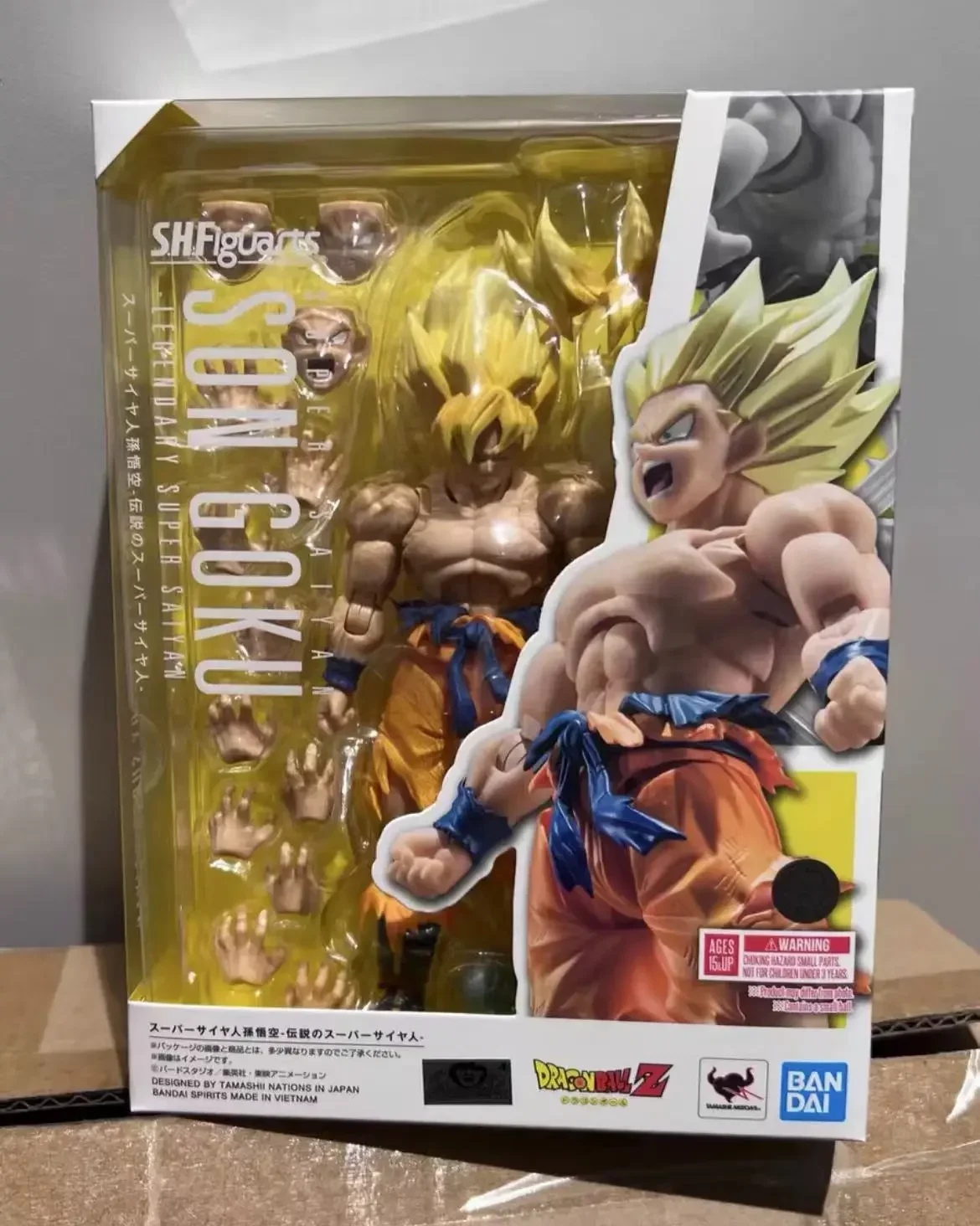 100% Dragon Ball SH Figuarts Shf Super Saiyan Son Goku 3.0 The Legendary Action Figures Collectible Model Toys Figura Gifts