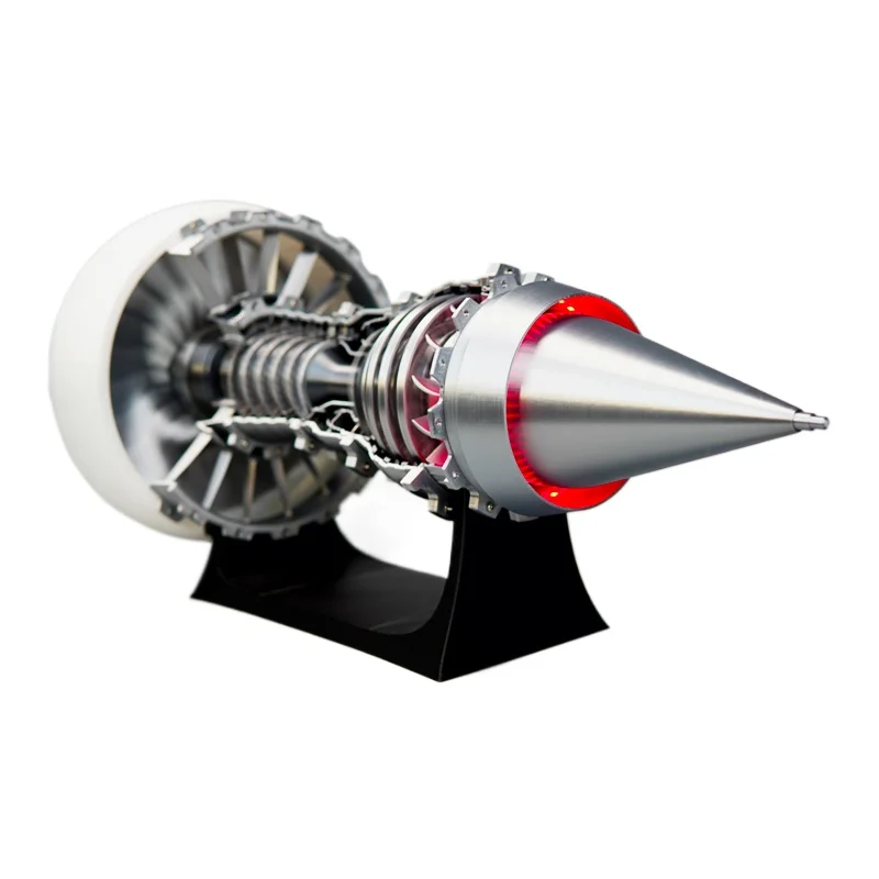 TRENT900 Turbojet Turbofan Engine Model Toy Plastic 3D Printing Technology Can Be Used As A Collection Gifts for Boys and Girls