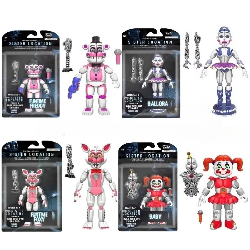 En stock, listo para enviar: Fox Chica, Bonnie, Freddy, Golden Freddy, FUNTIME FREDDY BABY, FUNTIME FOXY, BALLORA