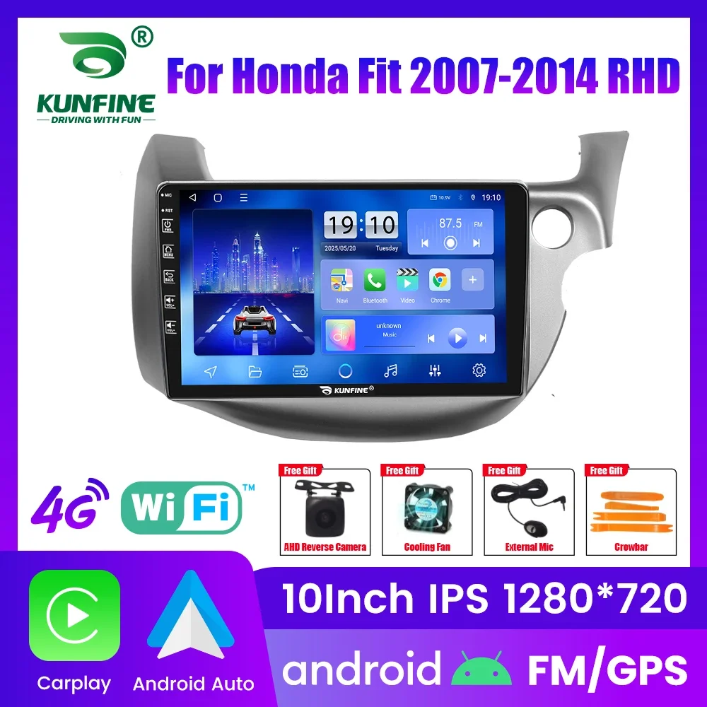 

10.33" Android Car Radio For Honda Fit 2007-2014 GPS Navigation Multimedia Video Player Carplay Android Auto Stereo