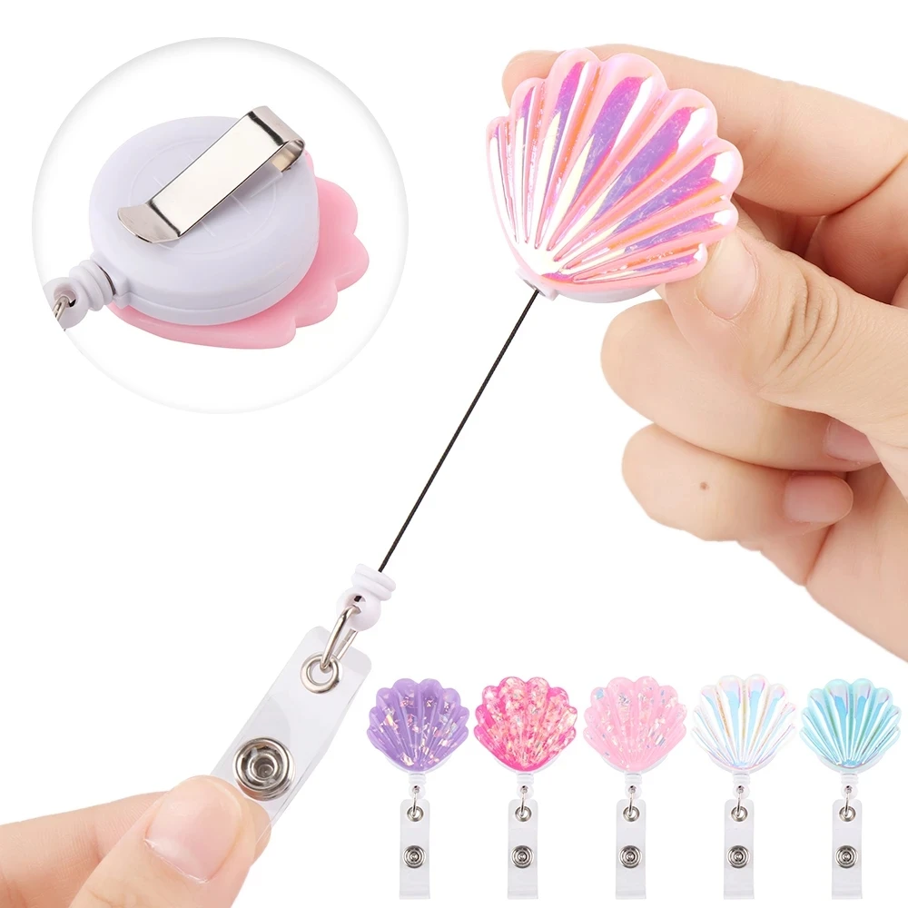 

Card Holder Clip Business Card Name Card Holder Name Tag Holder School Supply Retractable Badge Nurse Doctor ID Badge Holder