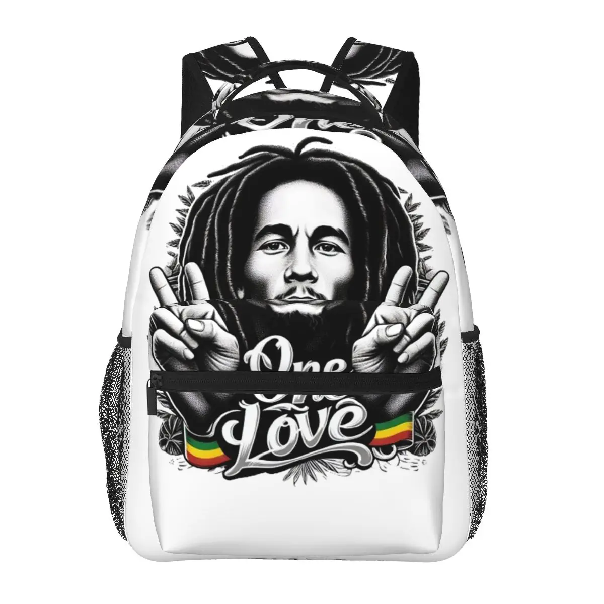 Bob Marley Reggae Backpacks Boys Girls Bookbag Children School Bags Cartoon Kids Rucksack Shoulder Bag Large Capacity