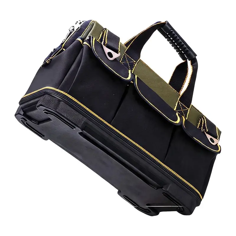 Multifunctional Tool Hardware Bag Wear-resistant Thickened Canvas Tool Bag Electrical Woodworking Portable Tool Bag
