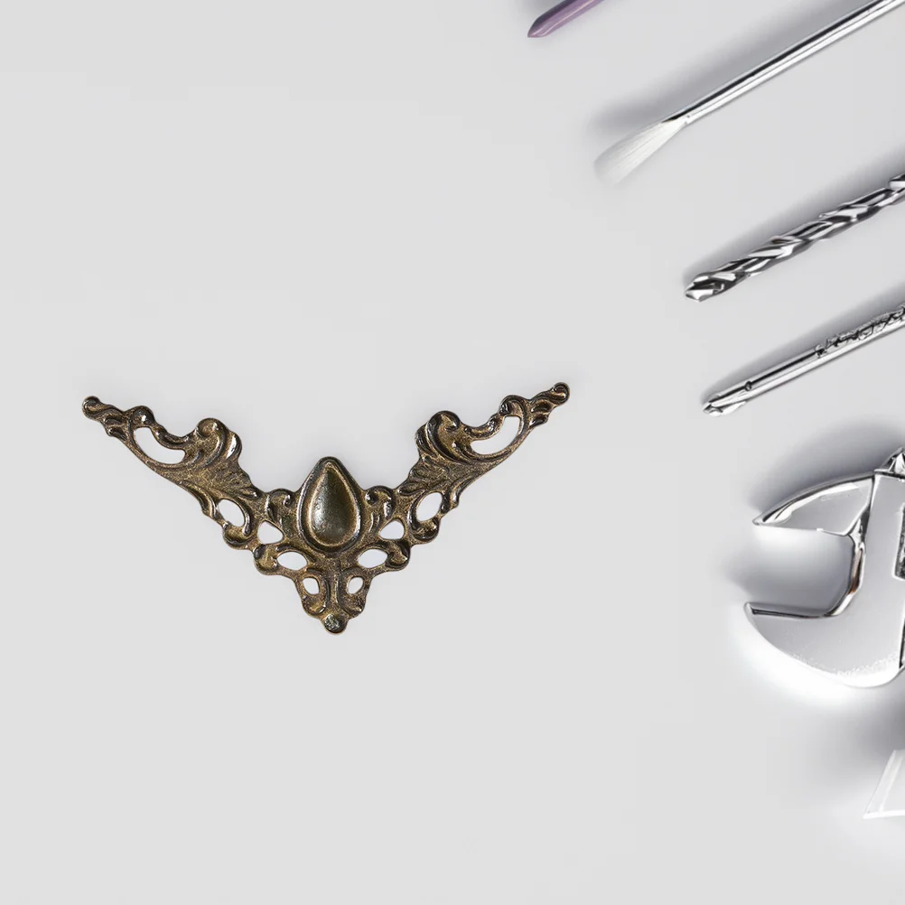 

48Pcs Decorative Corner Protectors Metal Finish for Wooden Boxes Scrapbooks Photo Frames DIY Home Office Decor