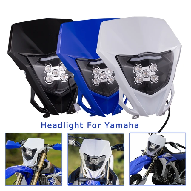 ヤマハ用LEDヘッドライト,モーターサイクルヘッドライト,ヤマハR250f,wr250r,450f,yz250f,yz450f,yz,wr,fx,rfx,enduro