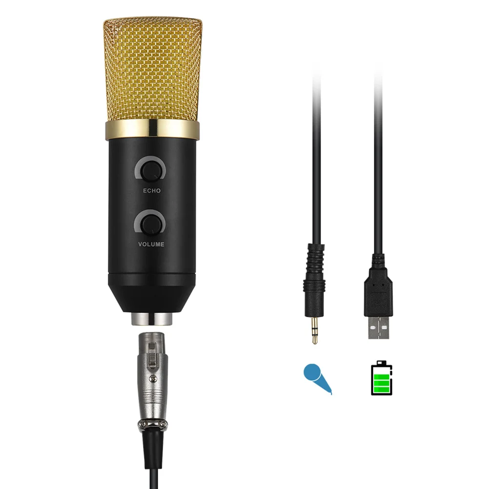 

Professional Condenser Diaphragm Studio Mic Low Noise Podcast Mircophone Broadcast Studio Recording Webcast Podcast Mic