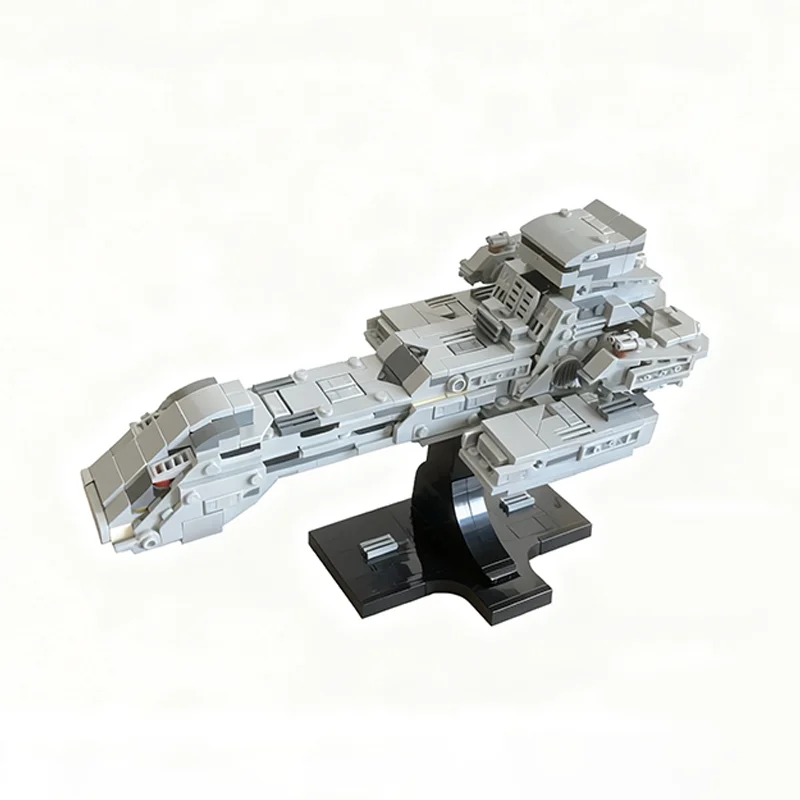 921 pçs moc navio de ficção científica reconstruir 4 pacote 2 ícones modelo blocos de construção arquitetura brinquedo idéia presente natal educação tijolo