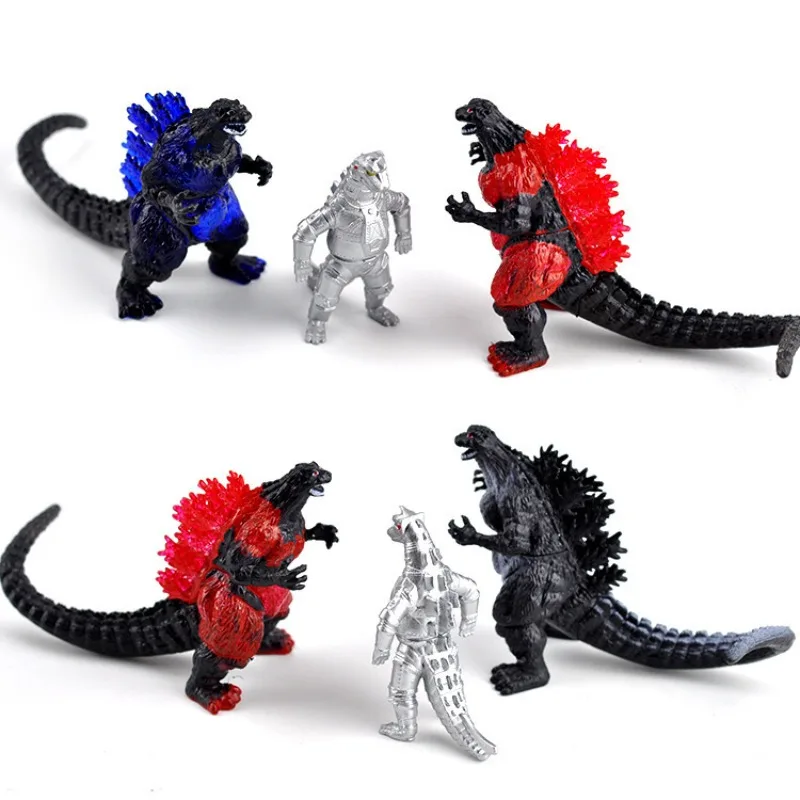 10pcs/set Godzilla Movie Peripheral Mothra King Ghidorah Figure Model Desktop Ornament Collection Toy Gift - view 4