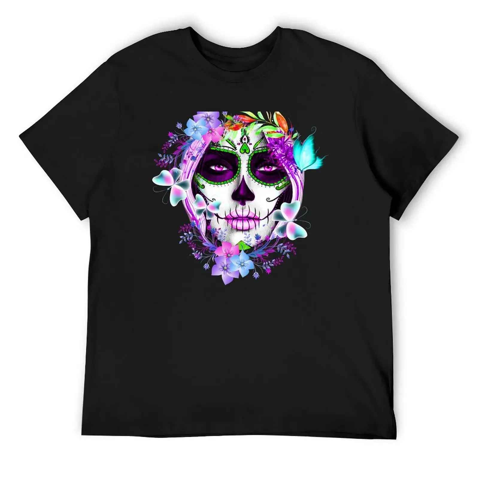 

Catrina, Mexican Sugar Skull Girl T-Shirt plus size tops anime tshirt blacks oversized t shirts for men