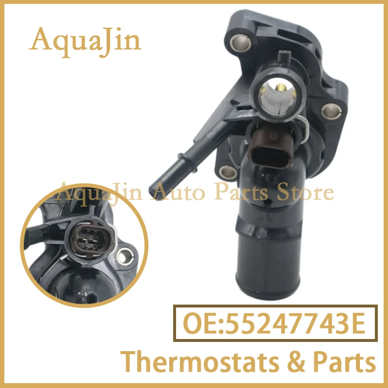 55247743E Engine Coolant Thermostat For Fiat 500x Tipo Saloon Jeep Renegade Closed Off-Road 1.6L Auto OE Factory Price Wholesale