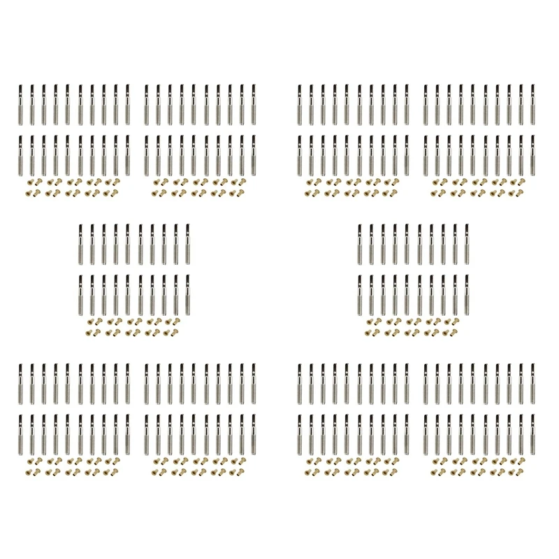

200 Pcs Lyre Harp Tuning Pin Nails With 200 Pcs Rivets Set For Lyre Harp Small Harp Musical Stringed Instrument-AA74