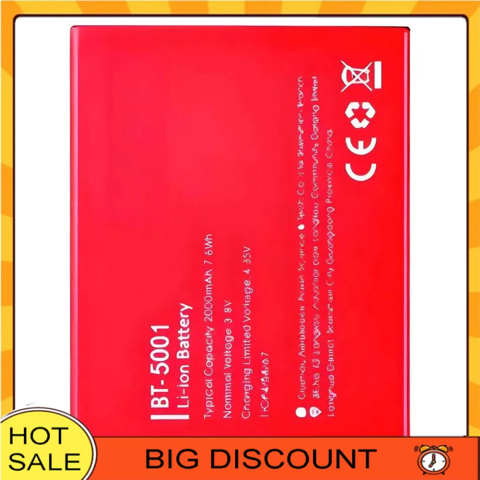 

BT-5001 2000Mah For Leagoo Z6 Mobile Phone Battery Fast Charging