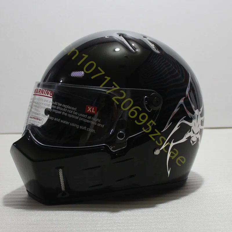 DIY CRG ATV-1 DOT and ECE Certification high-quality fiberglass lightweight motorcycle racing helmet. Go-kart protective helmet