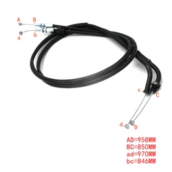 Throttle Accelerator Cable For Honda CB400 CB400SF CB-1 CB400F CB250 OEM：17910-MCE-000 17910-KAF-000 17920-MCE-000 17920-KAF-000