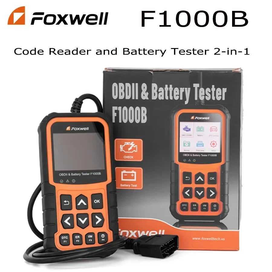 

Foxwell F1000b Can OBDII/EOBD Code Reader and Battery Tester 2-in-1