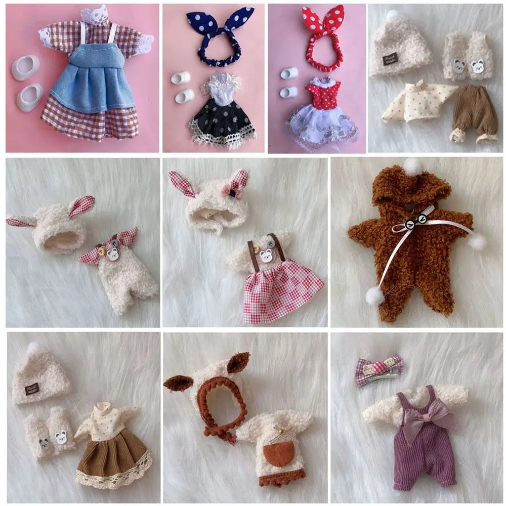 Fashion For Ob11 Gsc Accessories 16~17cm Dolls Dresses Doll Clothes Beautiful Doll Outfit Animal Doll Suit