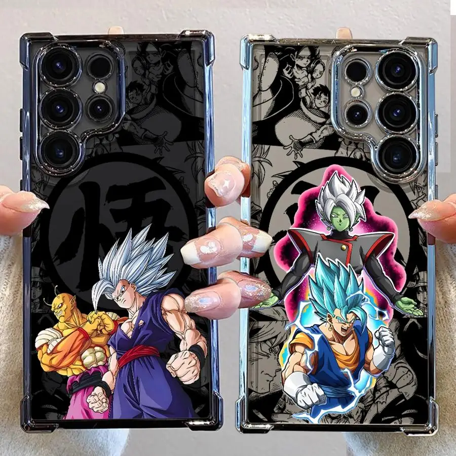 Weiche Handyhülle für Samsung Galaxy S25 Edge S21 Plus S22 Ultra S23 S20 FE S24 Dragon Ball Cool Goku Zamasu