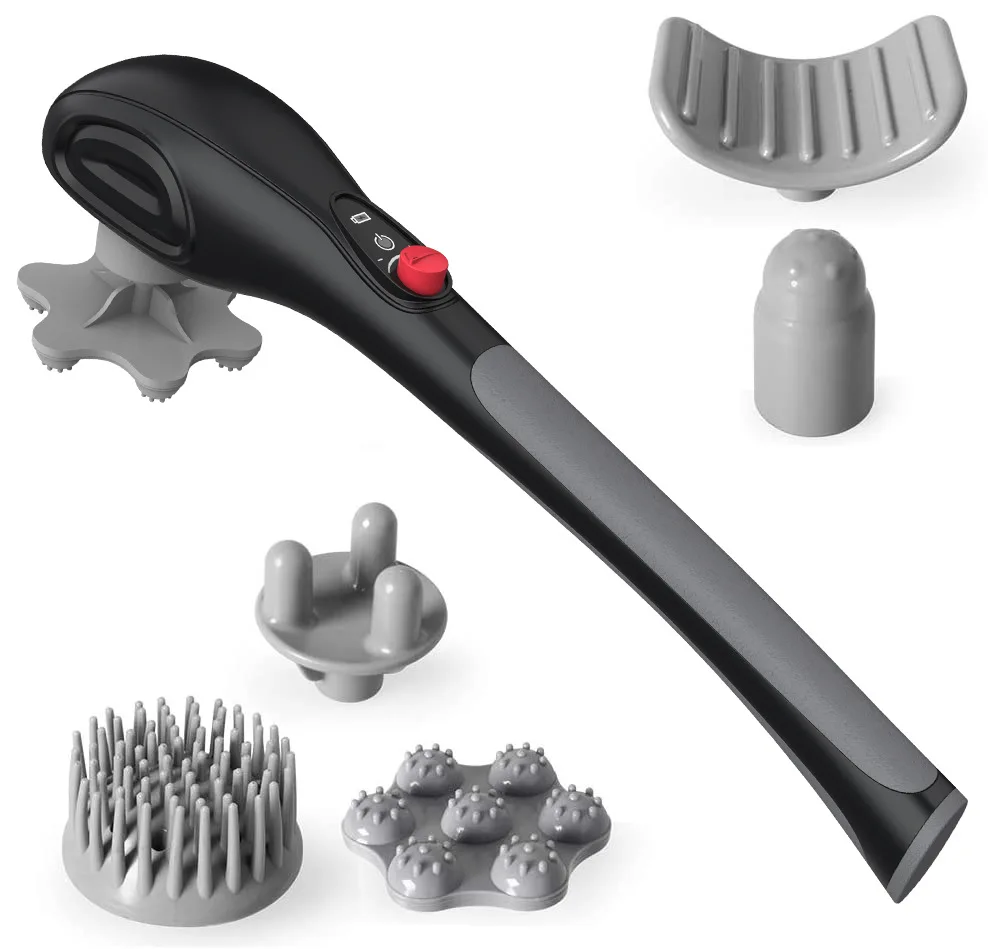 

Rechargeable Full Body Massage Stick Hammer Relaxing Muscle Tool Vibration Feature for Hand Neck Plastic Material Dropshipping