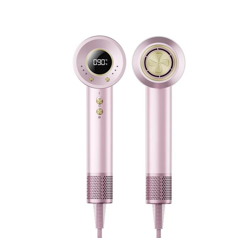 

New high definition screen large wind bladeless hair dryer high speed strong hair dryer negative ion cross-border hair dryer