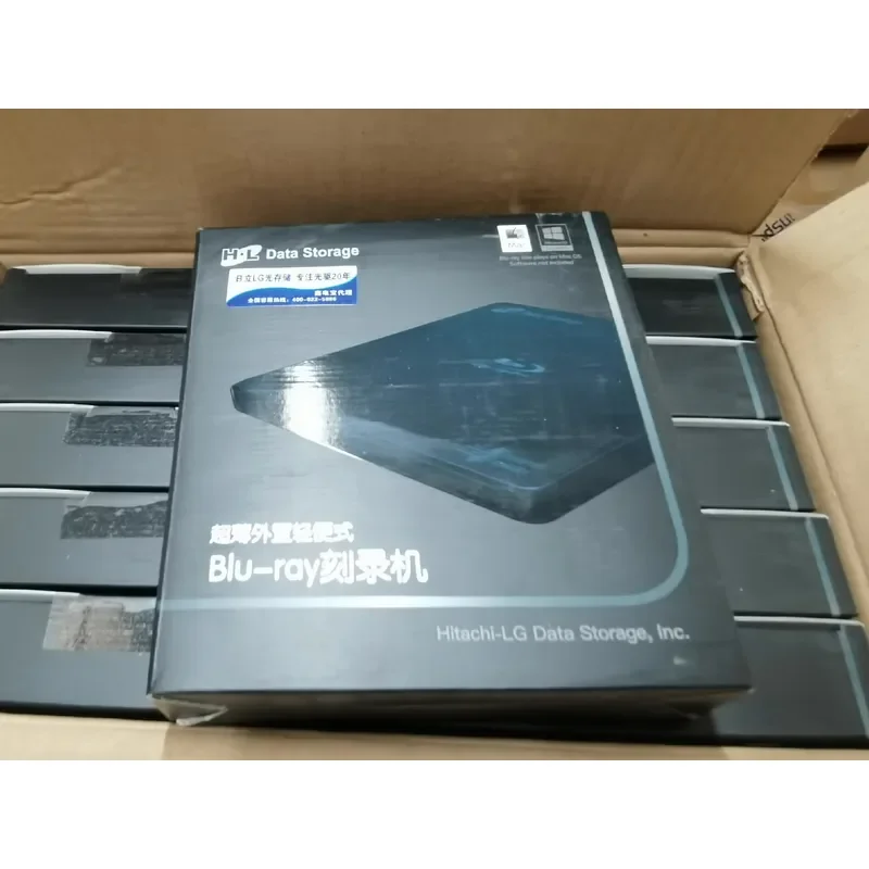 for HL Hitachi LG BP55EB40 External USB Blu-ray Burner Ultra Slim Portable DVD CD RW Drive Optical Disc Reader Writer for PC
