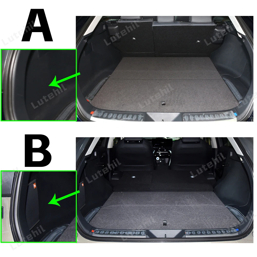

LUTEHIL для Toyota Harrier 2022 2023, автоматический коврик для багажника с полным покрытием, автомобильный защитный коврик, грузовой вкладыш, аксессуары для интерьера