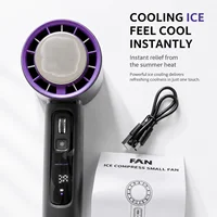 Ventilateur portable rafraîchissant, puissant, rechargeable par USB, mini-refroidisseur personnel pour l'extérieur et le bureau 6