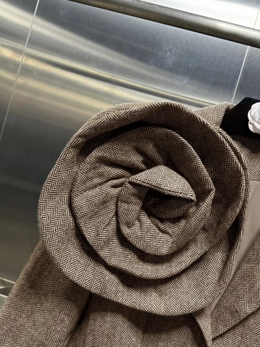 VGH مزاجه تقسم يزين الصلبة الحلل للنساء التلبيب كم طويل الخريف التخسيس سترة غير رسمية الإناث الاسلوب المناسب