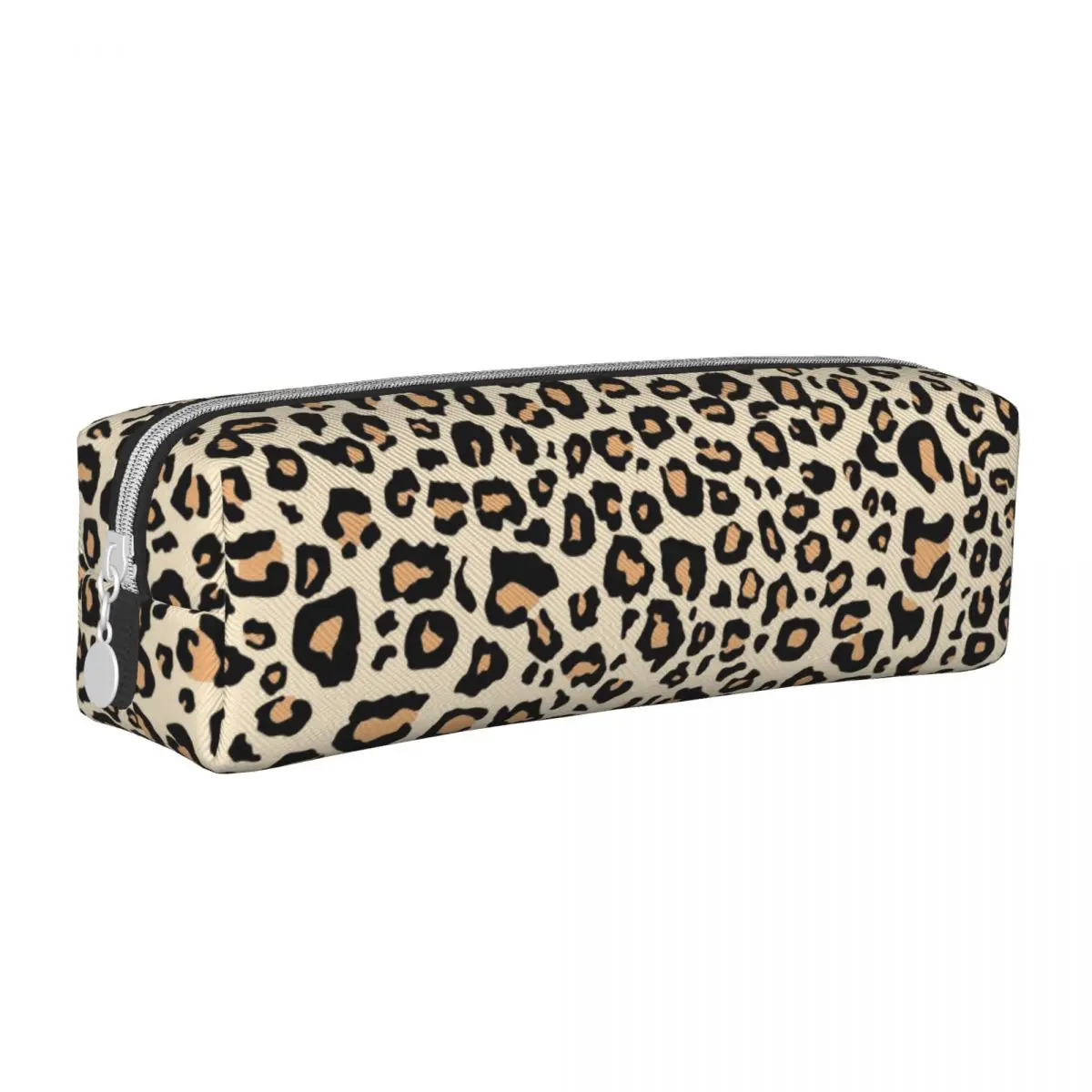 leopardo animal print lapis cases grandes gatos spot pencilcases pen holder para estudante grande capacidade bolsas escritorio presente papelaria 01