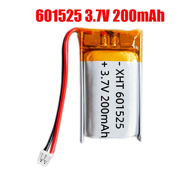 

1-4pcs 601525 Battery 200mAh 3.7V Lithium Polymer Battery for Smart Watch Flashlight Electric Toy Speaker Headset Handheld Fan