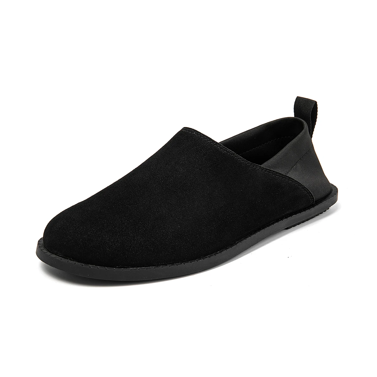 New soft sole simple men's trend driving shoes fashion men's shoes breathable Doudou casual pedal leather shoes