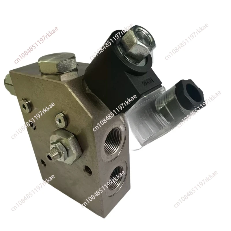 Hydraulic Backhoe Loader Flow Divider Control Valve for Hydraulic Rock Breaker Hammer Piping System 3/4 Valve 12vdc 24vdc