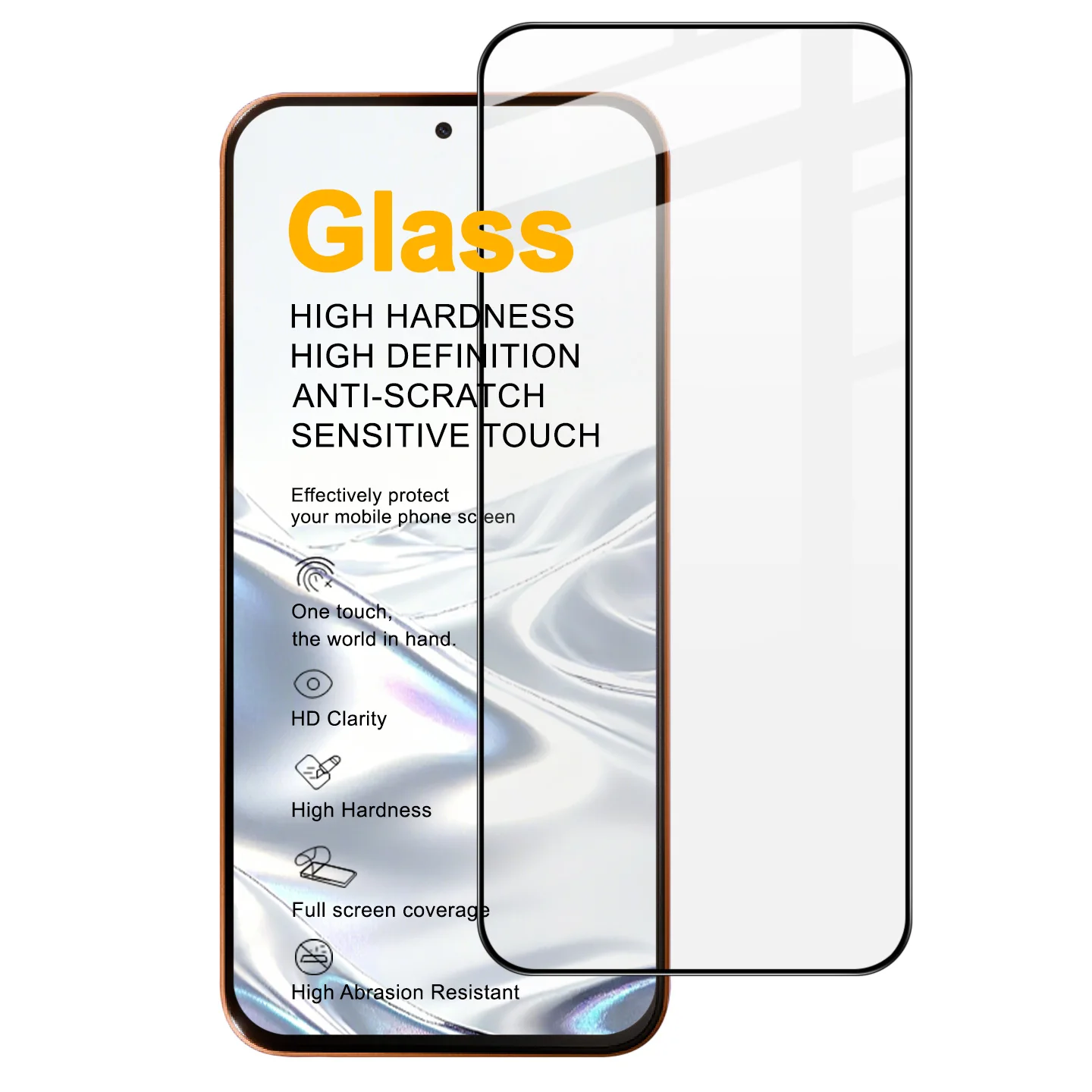 Tempered Glass for POCO M8 Power 5G Screen Protector Film IMAK Pro+ Support Fingerprint