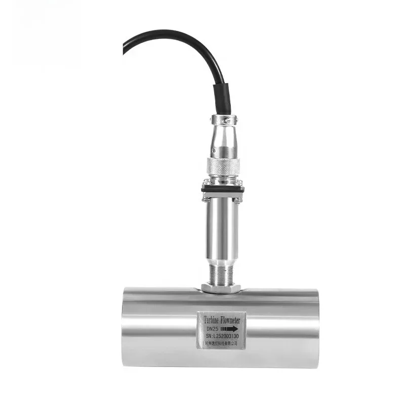 High Accuracy Water Flow Meter Counter Fuel Flow Sensor Gas-oline Hall N Type Pulse Signal PLC SS304 Ino