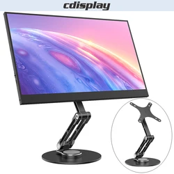 Cdisplay Portable Monitor VESA Stand Height Adjustment Monitor Table Stand Desk Mount for 13-18