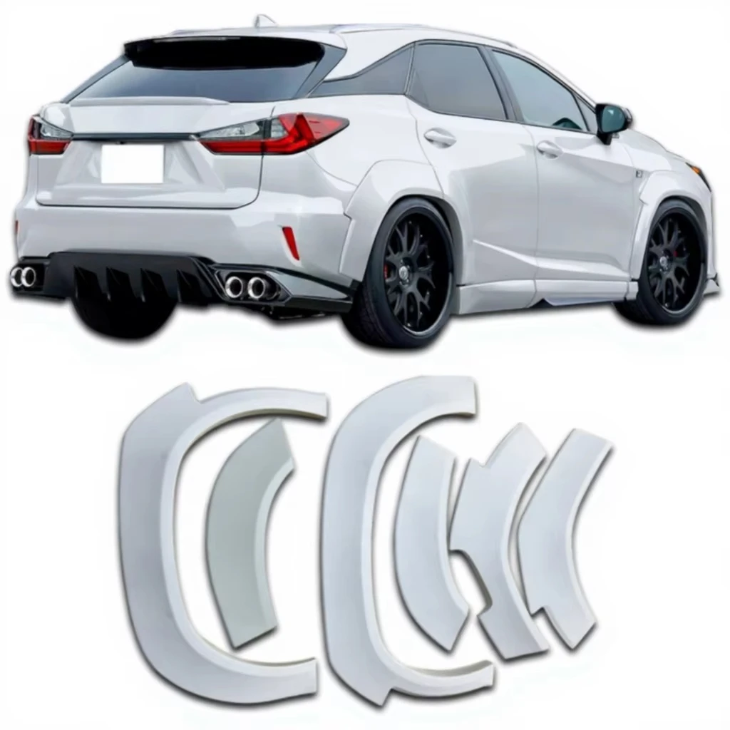 For 16-19 Lexus Rx200 - Rx450 AIMGAIN Wide Fender Wheel Eyebrow Carbon Fiber Wheel Eyebrow Body Kit Modified Parts Bumper