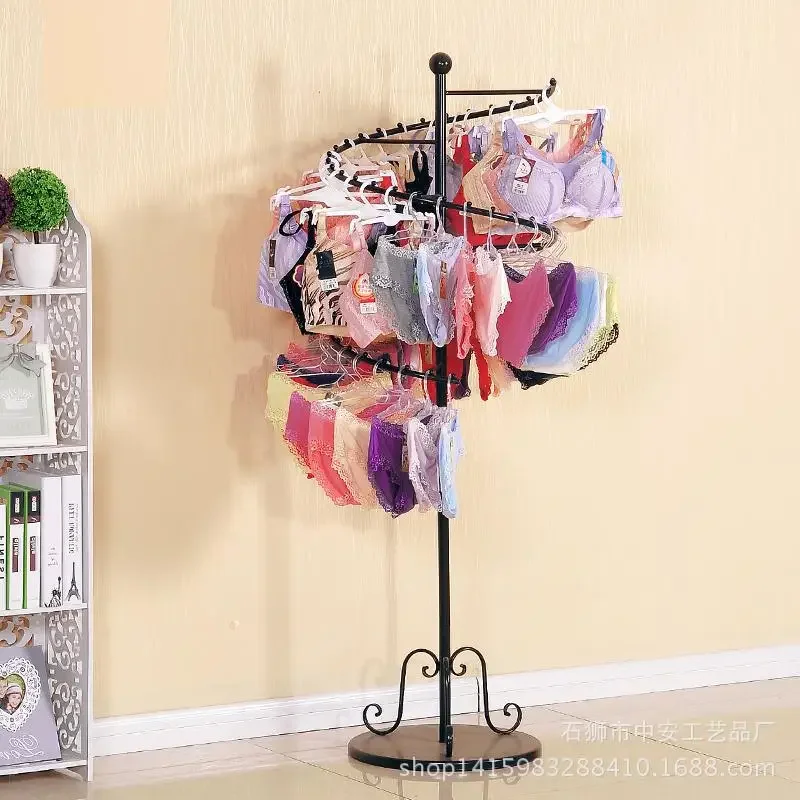 Metal clothing display rack, round lingerierack, brarack, panty and sockrack, islandrack, floor-standing premium product