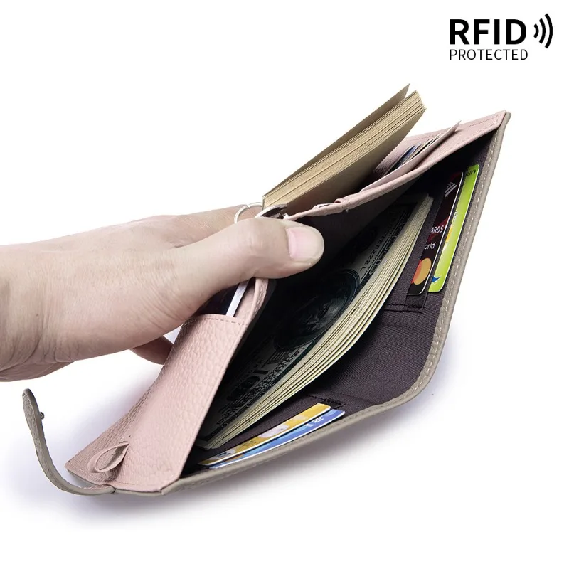 Mini A7 Leather Loose Leaf Notebook, 6-Ring Refillable Organizer with Card Pockets and Snap Closure for Work, School and Travel