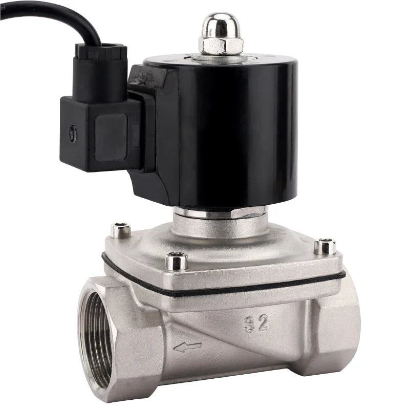 Stainless steel underwater fountain buried solenoid valve 11/4in-3in AC110V ~ 220V DC24V ~ 12V