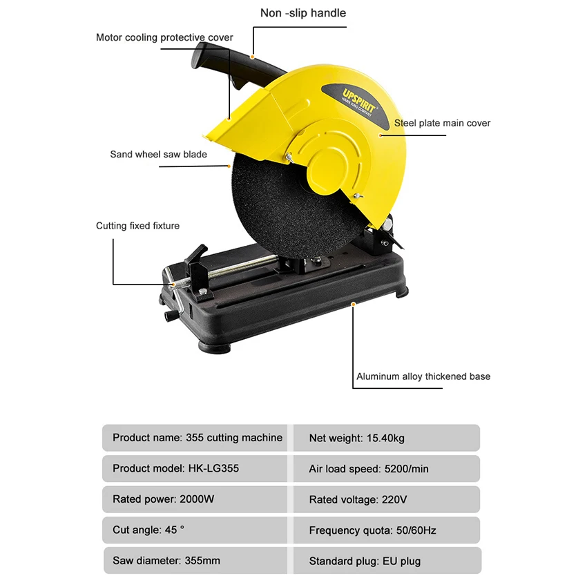 2000W Abrasive Chop Saw 14\